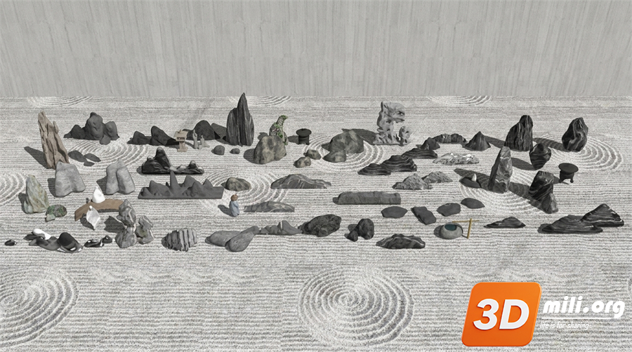 Rockery Skp Files